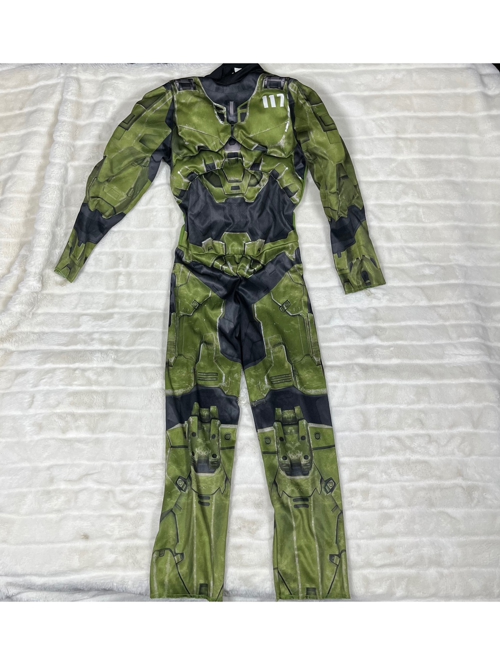 Halo Green Black Kids M 8/10 Halloween Dress Up Video Game Master Chief Costume